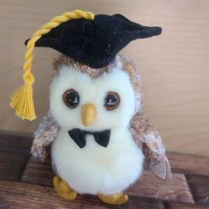 TY Beanie Boo's  Baby  SMARTER the 2002 Owl  new condition, with tag